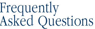 Frequently Asked Questions